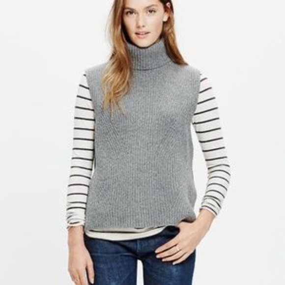 Madewell 100% Merino Wool Contour Layering Vest - Picture 13 of 13